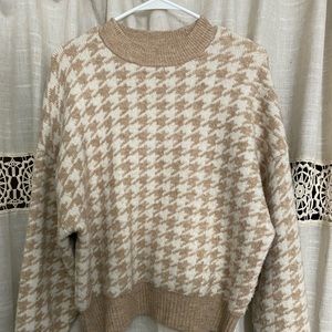 Houndstooth sweater